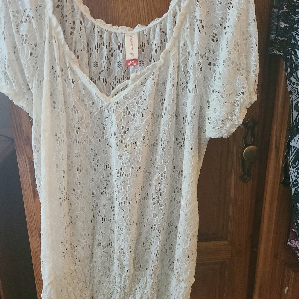 3 Short Sleeve Peasant Tops